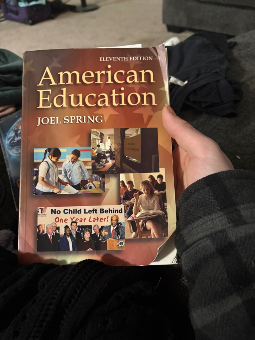 American Education by Joel Spring - Brown Cover Textbook